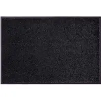 NYVI Fußmatte Wash & Clean - 60x90 cm Rechteckig - Schwarz