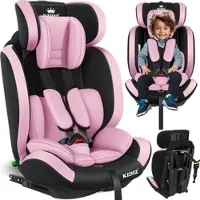 Kidiz Autokindersitz Premium Kinderautositz Gruppe 1+2+3, 9-36 kg 5-Punkt-Sicherheitsgurt, Autositz, Kindersitz, Einstellbare Kopfstütze, Mitwachsende Sitzerhöhung 1-12 Jahre, Stabil und Sicher