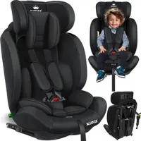 Kidiz Autokindersitz Premium Kinderautositz Gruppe 1+2+3, 9-36 kg 5-Punkt-Sicherheitsgurt, Autositz, Kindersitz, Einstellbare Kopfstütze, Mitwachsende Sitzerhöhung 1-12 Jahre, Stabil und Sicher