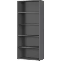 KADIMA DESIGN Aktenregal Universal FRANKFURT groß 80x197cm, 5 Ordnerhöhen, Graphit