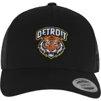 Mister tee Trucker Cap "Detroit Tiger Head Patch 5-Panel Retro Trucker Cap"