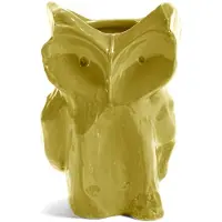 Serax Vase Owl S After Midnight Yellow 16,5 x 15,5 x 23 cm