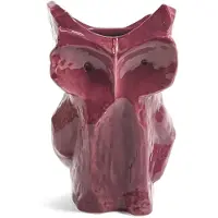Serax Vase Owl L After Midnight Aubergine 19,5 x 19,5 x 30 cm