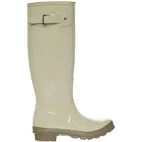 Hunter Stiefel Unisex Beige Gummi