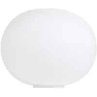 Flos Glo-Ball Basic Zero Tischleuchte m/Switch White - , Weiß, für Wohnzimmer, Glas