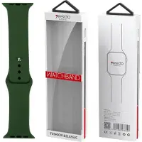Yesido WB44 Silikonarmband für Apple Watch S 38/40/41 (97+110) #43 ALFALFA/GRÜN