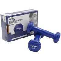 Softee Vinyl S Set 1kg Hantel Rot 1 kg Rot 1 kg