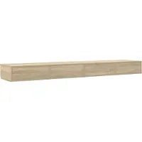 vidaXL Bett mit Schubladen Sonoma Eiche 180x36,5x16,5 cm aus Holzwerkstoff