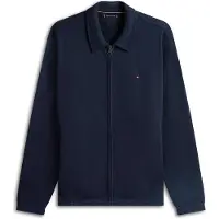 Tommy Hilfiger Sweatjacke "ESSENTIAL TERRY IVY", Herren, Gr. 4XL, desert sky, BIG & TALL, Sweatjacken Sweatjacke, Große Größen, regular fit