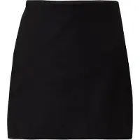 Vero Moda Minirock "VMCFORTUNEALLISON SHORT SKIRT GA CUR NOO", Damen, Gr. 54, schwarz, Web, Obermaterial: 100% Polyester, unifarben, figurbetont kurz, Röcke Minirock