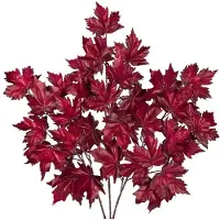 OEM Herbstdeko Blätter rot Kunst esdoorn für Tisch