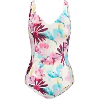 Triumph Badeanzug "Summer Fleur" in Rosa/ Bunt - 38C-Cup