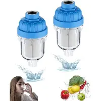 OEM Wasser-Vorfilter Entfernt Rost und Bakterien 2-teilig Edelstahl 3/4 Zoll