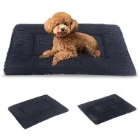 OEM Orthopädisches Hundebett, waschbares Kissen, weich, dunkelgrau, 60x45cm