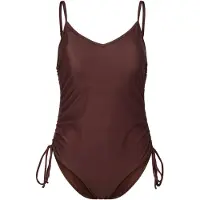 Pieces Pcbaomi Geraffter Badeanzug | Braun | L