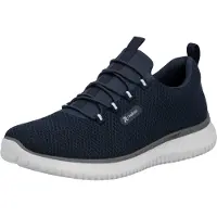 Rieker Slip-On Sneaker , Herren, Gr. 44, Textil, blau (nachtblau), Schuhe Slip-On Sneaker, Slipper, Halbschuh, Freizeitsneaker zum Schlupfen