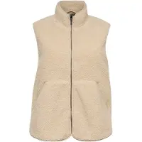Vero moda Teddyfell Jacke in Oatmeal | Gr.: 44