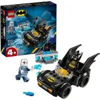 LEGO DC Batman: Batman & Batmobil vs. Mr. Freeze - Superhelden Auto Spielzeug mit 2 Minifiguren - Eisshooter mit Elementen zum Abfeuern - Geschenk für Jungen und Mädchen ab 4 Jahren 76301