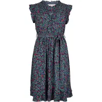 Apricot Druckkleid "Blumenwald-Rüschen-Ditsy-Kleid" Gemustert mit Rüschen