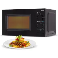 MPM Mikrowelle 20l schwarz -20-KMM-11