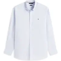 Tommy Hilfiger Big & Tall Langarmhemd "BT - FLEX POP FAKESOLID" regular fit, Button-down-Kragen, Große Größen