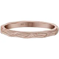 Cai Ring 925/- Sterling Silber ohne Stein Glänzend CAI Rot