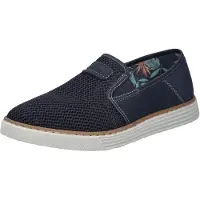 Rieker Sportliche Slipper Herren 31393836383638 Blau 42 EU