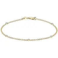 Elli Armband 925 Sterling Silber in Gold | Gr.: 20 cm