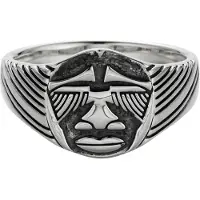 Cai Ring 925/- Sterling Silber Matt Silbergrau