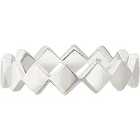 Cai Ring 925/- Sterling Silber ohne Stein Glänzend CAI Weiß