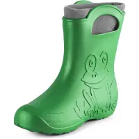 Ladeheid Damen federleichte Eva Gummistiefel Regenschuhe gefüttert LA-CA-12 (Smaragdgrün, 40/41 EU)