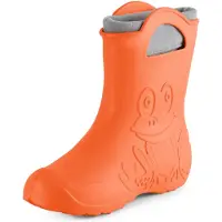 Ladeheid Damen federleichte Eva Gummistiefel Regenschuhe gefüttert LA-CA-12 (Orange (151c), 36/37 EU)