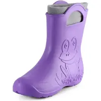 Ladeheid Damen federleichte Eva Gummistiefel Regenschuhe gefüttert LA-CA-12 (Lilla, 36/37 EU)