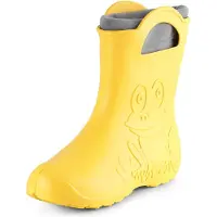 Ladeheid Damen federleichte Eva Gummistiefel Regenschuhe gefüttert LA-CA-12 (Gelb, 40/41 EU)
