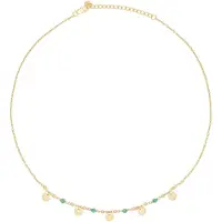 Cai Damen-Kette 925er Silber 4 Farbstein CAI Türkis