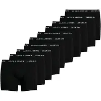 Jack & Jones JACK&JONES Herren Boxer Shorts, 10er Pack - JACHUEY TRUNKS PLUS, Baumwoll-Stretch