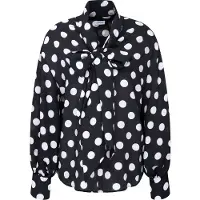 Seidensticker Rüschenbluse "Schwarze Rose" 1/1 Binderkragen Druck