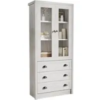 STILVORA Kinderbett 90x200 Massivholzbett mit Vollabtrennung,Holzbodenbett mit Zaun und Tür, Ohne Lattenrost,weiß(Ohne Matratze)