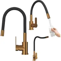 Granitan | GRADO PLUS - Küchenarmatur - Flexibler Auslauf - Gold - Küchenmischbatterie
