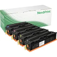 NexoPrint Toner kompatibel zu HP CF533A-33A 205A Mehrfarbig Color LaserJet Pro M180n, Pro M181fw, Pro M154a, Pro M154nw