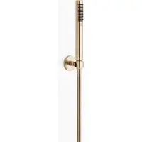 Dornbracht Schlauchbrausegarnitur, mit Stabhandbrause, flowReduce, 27806625-270010, Farbe: Light Gold gebürstet