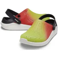 Crocs LiteRide Color Dip Clog Lime Punch/Scarlet/Almost White Größe EU 38-39 Normal
