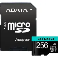 ADATA Premier Pro 256 GB microSDXC (UHS-I U3, Class 10, V30, A2)