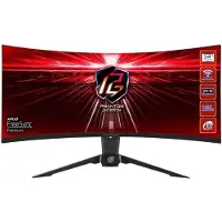 Asrock PG34WQ15R2B (86 cm (34 Zoll), schwarz, WQHD, VA, AMD Free-Sync Premium, Wi-Fi Antenne, 165Hz Panel)