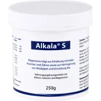Sanum-Kehlbeck GmbH & Co. KG Alkala S Pulver zur Erhaltung normaler Knochen und Zähne sowie zur Verringerung von Müdigkeit, 250 g Pulver