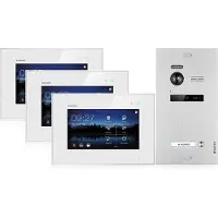 Balter EVO Video Türsprechanlage für 1 Familienhaus, 3x Monitore