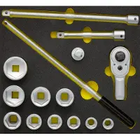 Elora Steckschlüssel-Satz 1/2", 6-kant, 15-teilig, -OMS-25