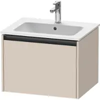 Duravit Waschtischunterschrank Ketho.2 61x48cm, Tau matt, 1 Auszug, wandhängend
