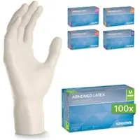 Arnowa Arnomed Latexhandschuh Puderfrei - Größe L 100 ST