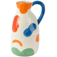 Möbel Kraft Vase , mehrfarbig , Dolomite , Maße (cm): B: 14,8 H: 23,1 T: 12.6